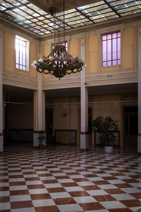 Antiguo gran Casino. Gran hall de recepción - fotografía propiedad dle gran casino de ciudad real